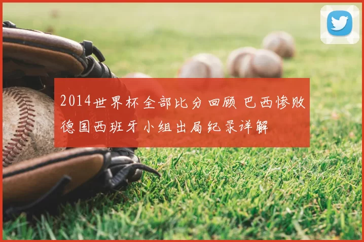 2014世界杯全部比分回顾 巴西惨败德国西班牙小组出局纪录详解