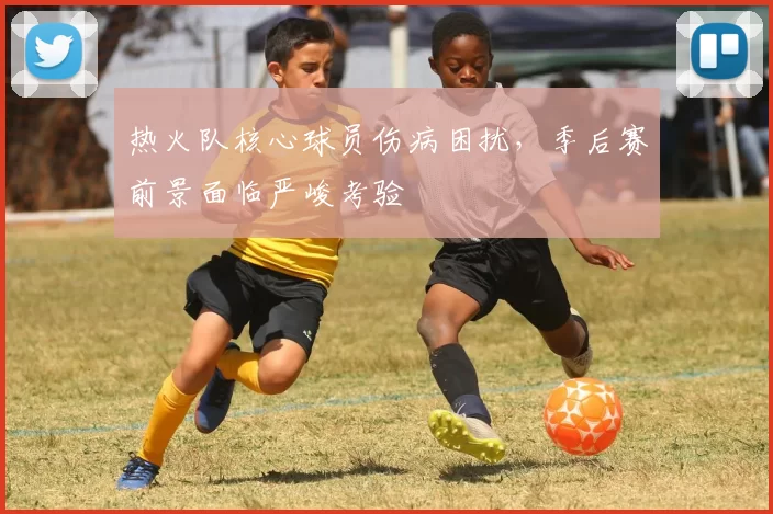 热火队核心球员伤病困扰，季后赛前景面临严峻考验